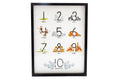 Baby Number 1-10 Animal Print Frame-Pictures