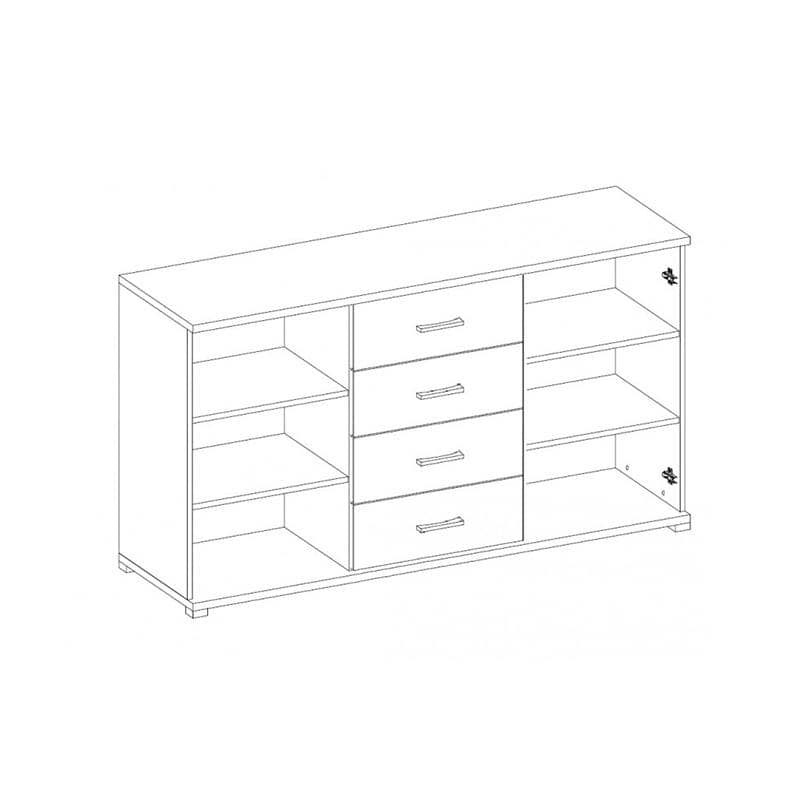 Bari Sideboard Cabinet - £201.6 - Bedroom Sideboard Cabinet 