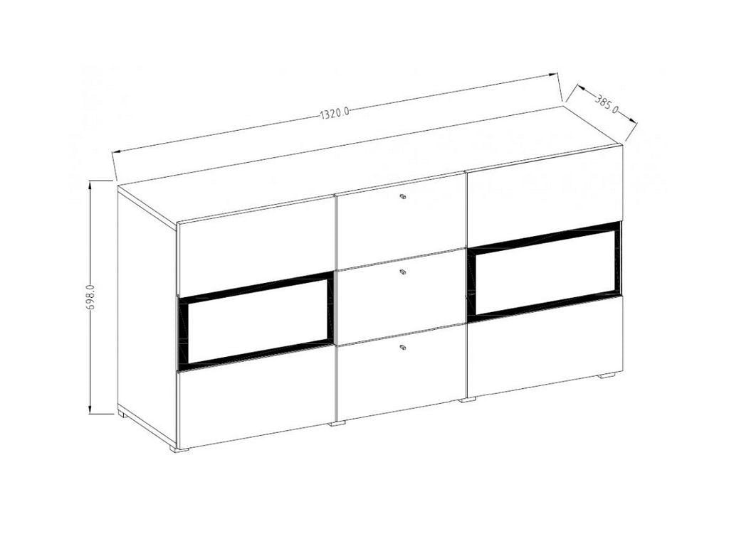 Baros 26 - Sideboard Cabinet-Living Sideboard Cabinet