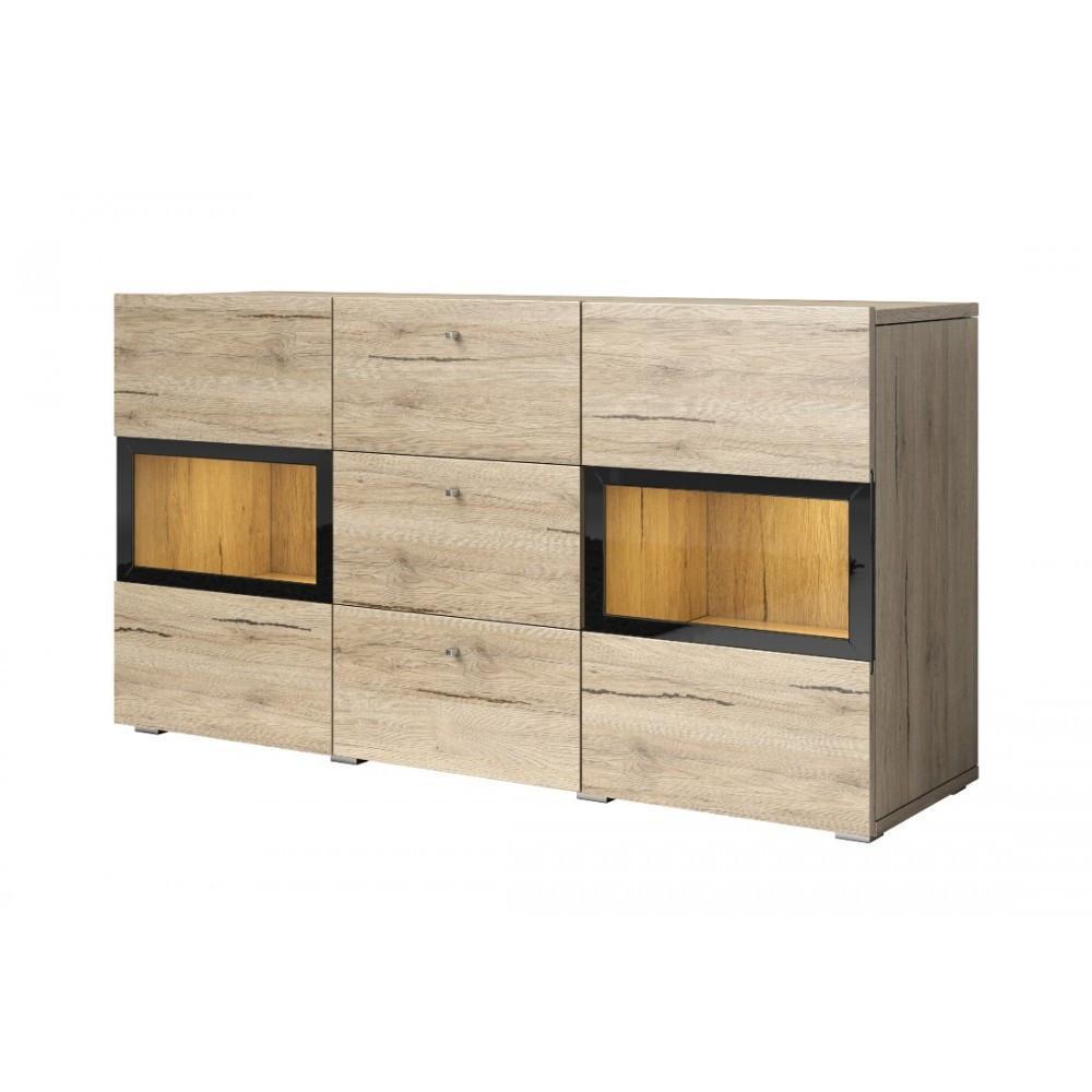 Baros 26 - Sideboard Cabinet Oak San Remo Living Sideboard Cabinet 