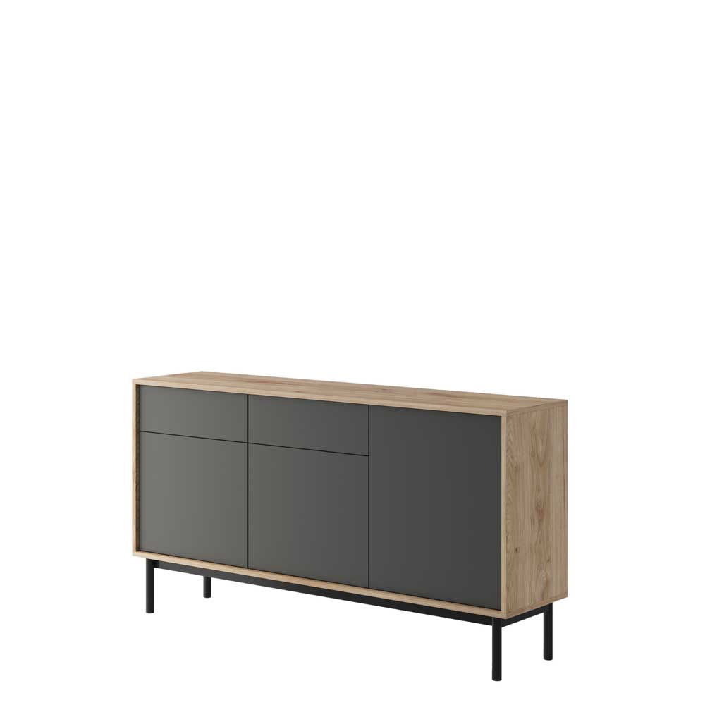 Basic Sideboard Cabinet 154cm - £194.4 - Living Display Sideboard Cabinet 