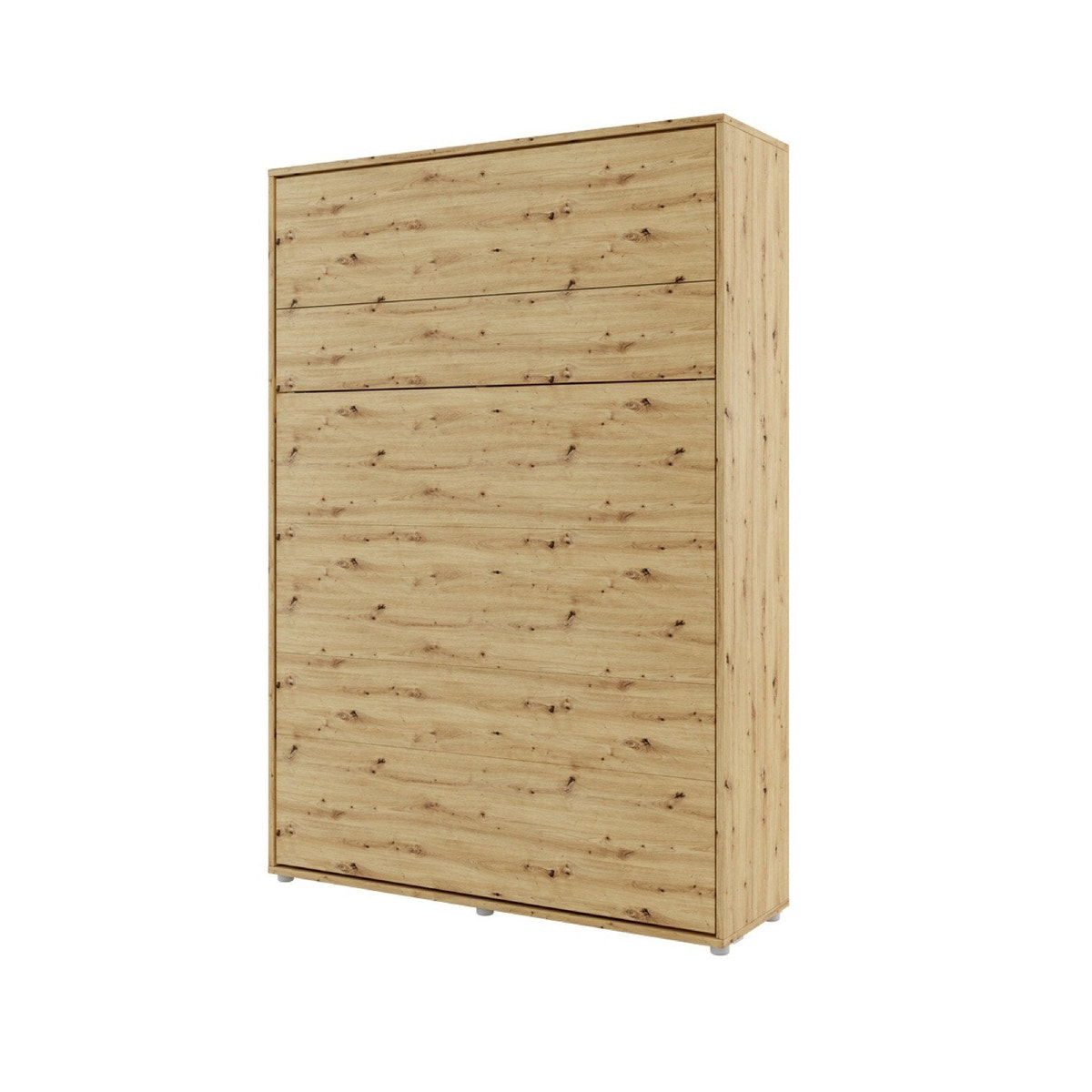 Double (140cm) Vertical Wall Bed (Gas Lift) Oak Artisan