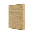 BC-01 Vertical Wall Bed Concept 140cm Oak Artisan Wall Bed 