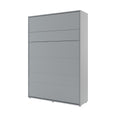 BC-01 Vertical Wall Bed Concept 140cm Grey Matt Wall Bed 