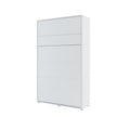 BC-02 Vertical Wall Bed Concept 120cm White Matt Wall Bed 