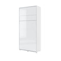 BC-03 Vertical Wall Bed Concept 90cm White Gloss Wall Bed 