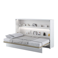 Small Double (120cm) Horizontal Wall Bed (Gas Lift)