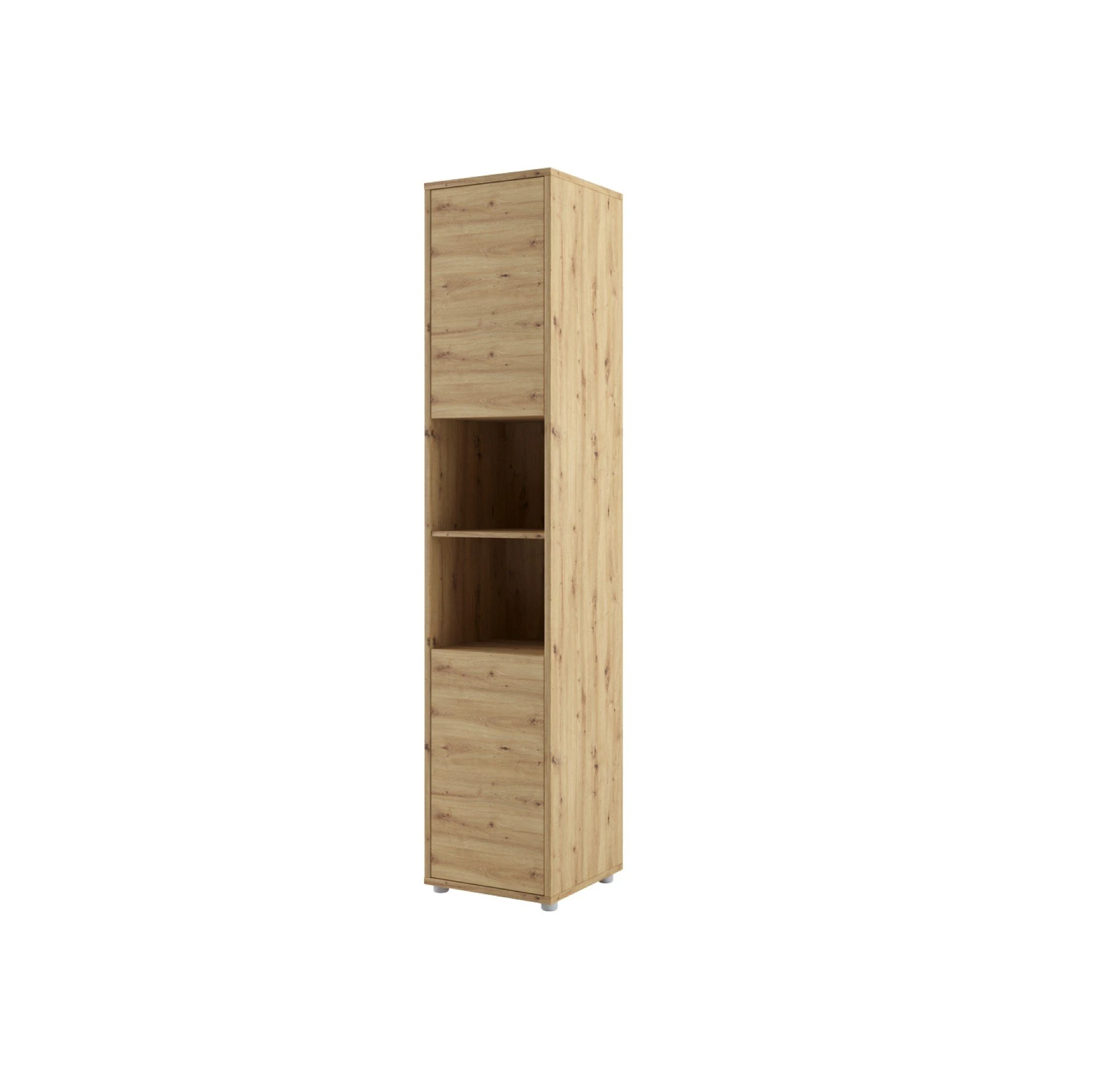 BC-08 Tall Storage Cabinet for Vertical Wall Bed Concept Oak Artisan Tall Storage Cabinet 