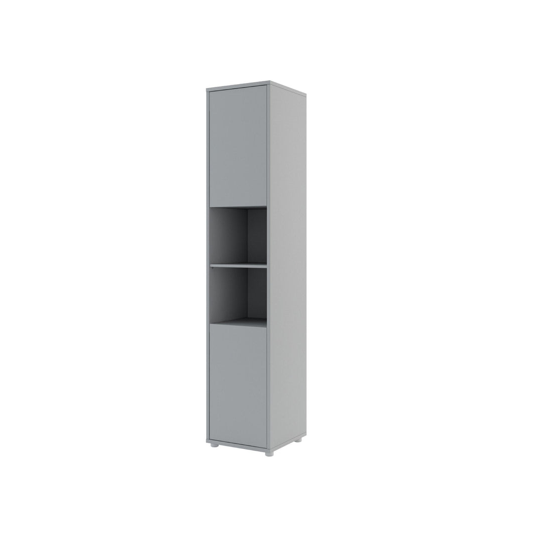 BC-08 Tall Storage Cabinet for Vertical Wall Bed Concept Grey Matt Tall Storage Cabinet 