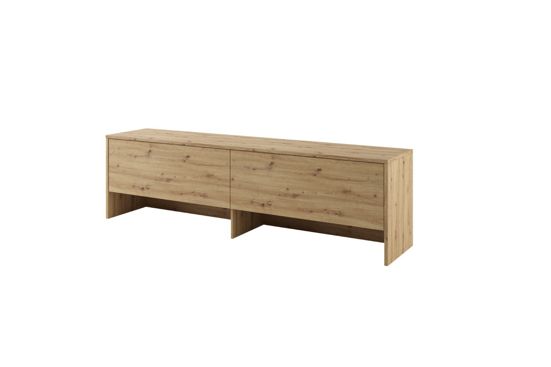 BC-09 Over Bed Unit for Horizontal Wall Bed Concept 140cm Oak Artisan Wall Bed with Storage Unit 