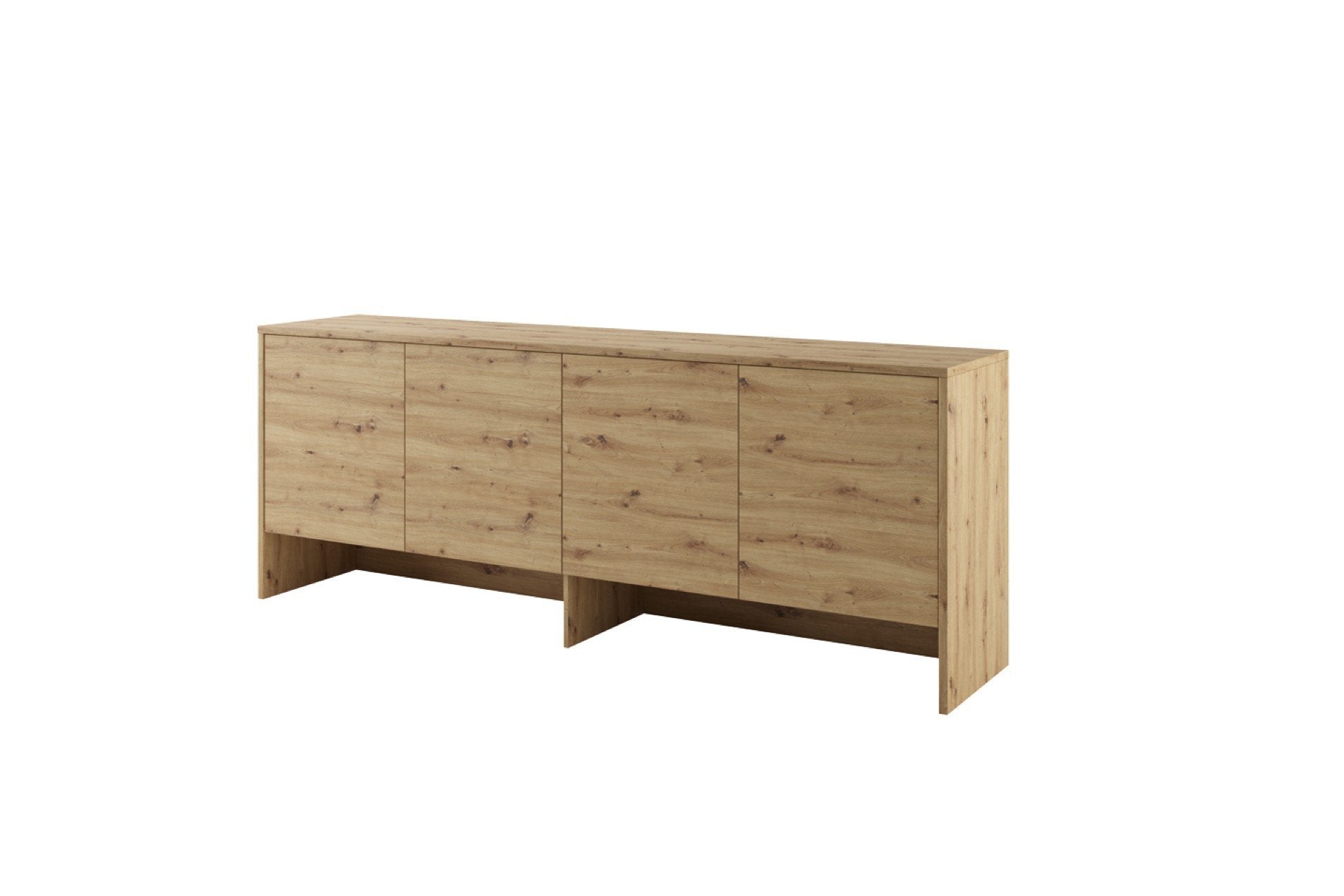 BC-10 Over Bed Unit for Horizontal Wall Bed Concept 120cm Oak Artisan Wall Bed with Storage Unit 