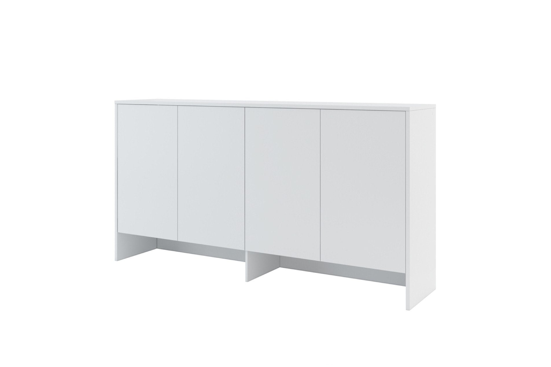 BC-11 Over Bed Unit for Horizontal Wall Bed Concept 90cm White Matt Wall Bed with Storage Unit 
