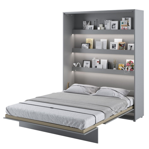 EU King (160cm) Vertical Wall Bed (Gas Lift)