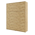 BC-12 Vertical Wall Bed Concept 160cm Oak Artisan Wall Bed 