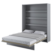 Single (80cm) Vertical Wall Bed (Spring Lift) Grey Matt