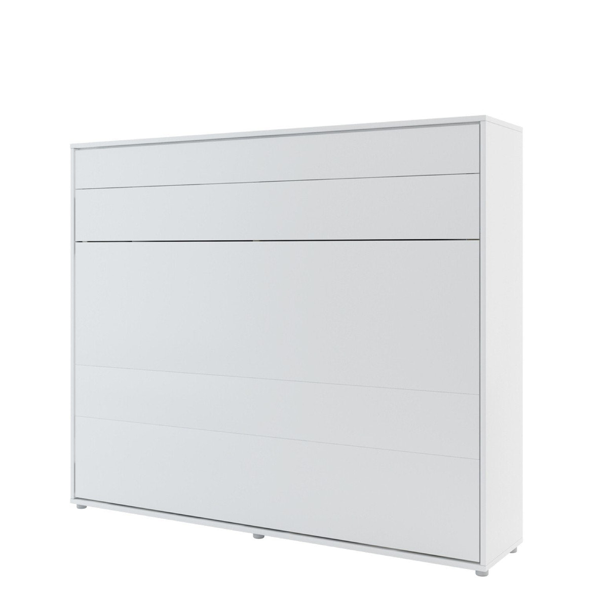 EU King (160cm) Horizontal Wall Bed with Storage