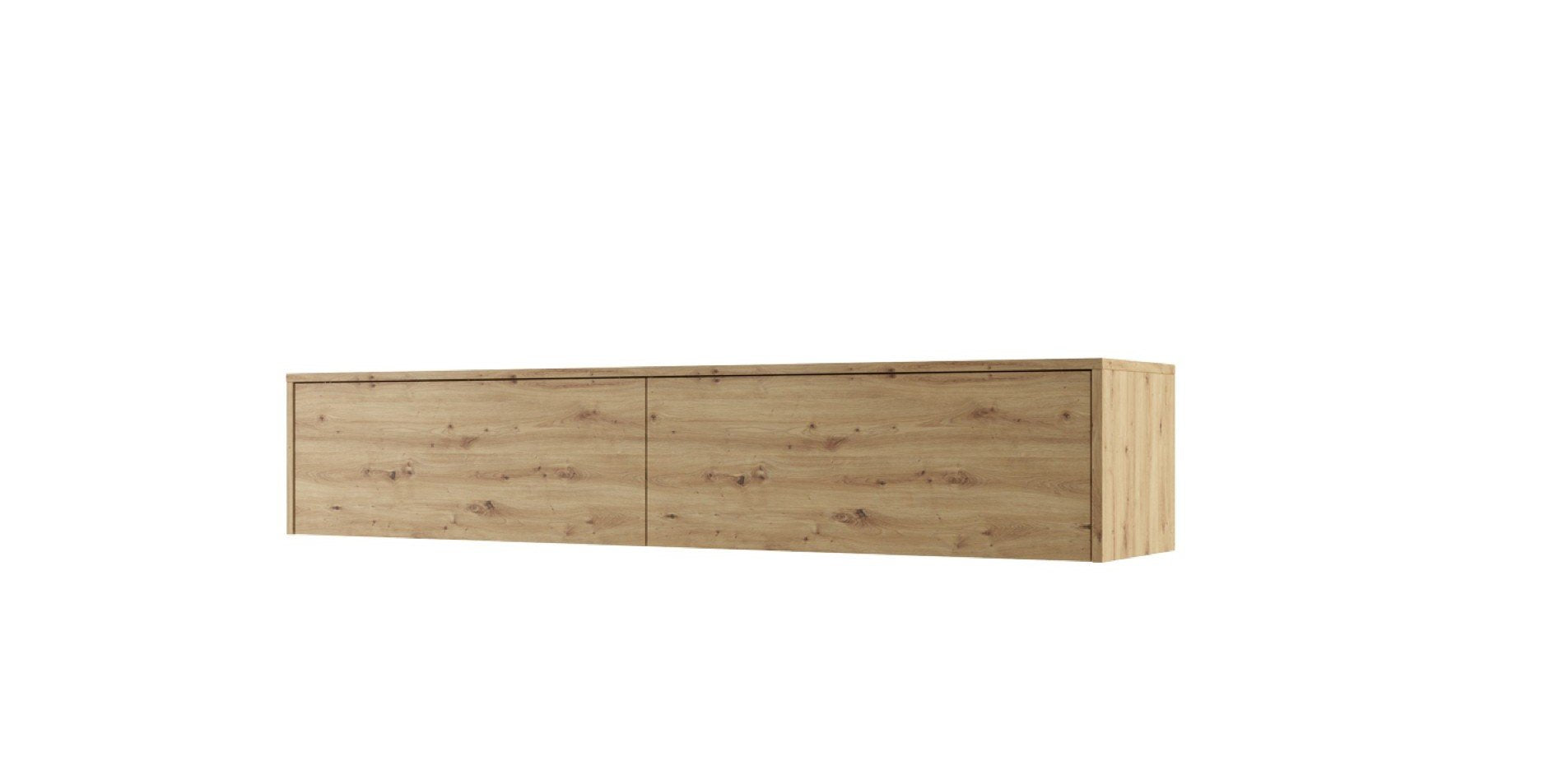 BC-15 Over Bed Unit for Horizontal Wall Bed Concept 160cm Oak Artisan Wall Bed with Storage Unit 