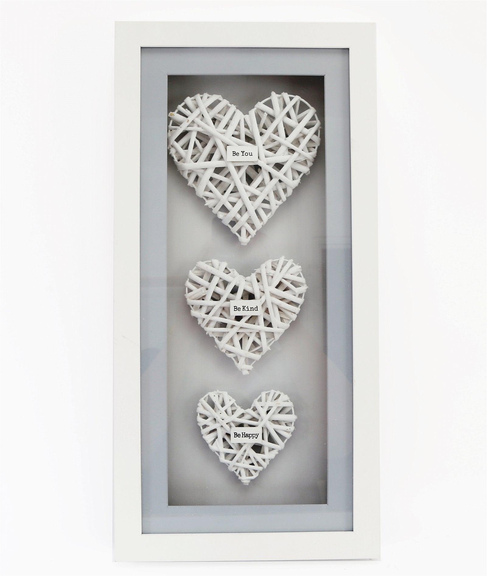 Be Kind Woven Heart Frame 51cm - £49.99 - Pictures 