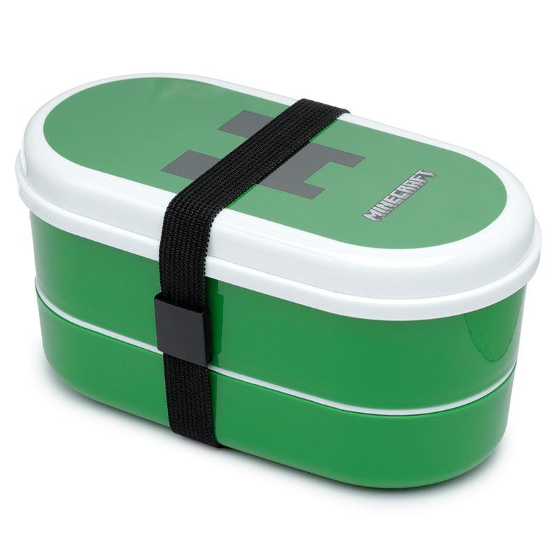 Bento Lunch Box with Fork & Spoon - Minecraft Creeper - £9.99 - 