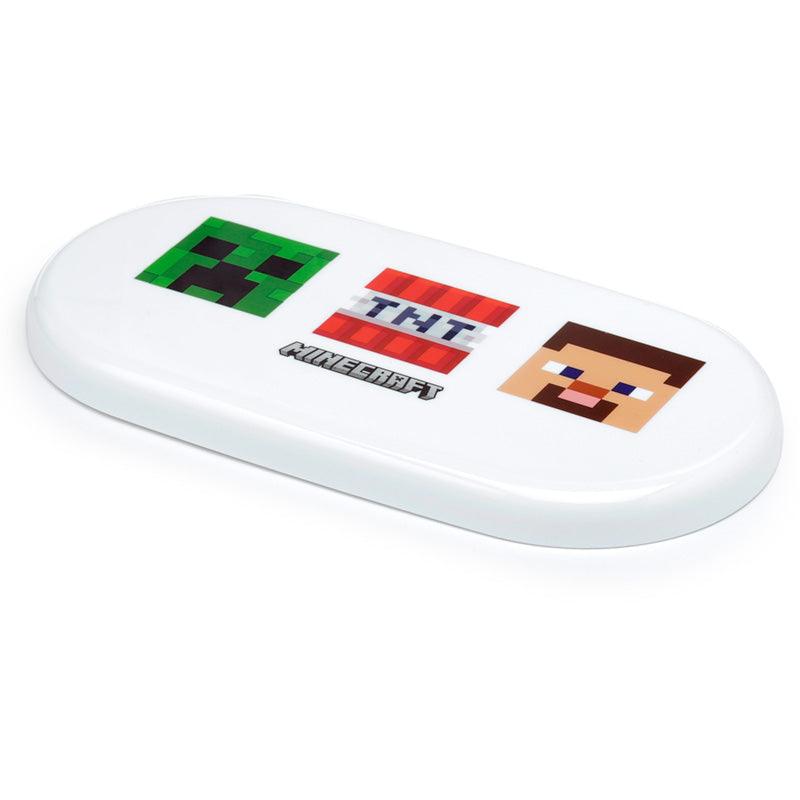 Bento Lunch Box with Fork & Spoon - Minecraft Faces-