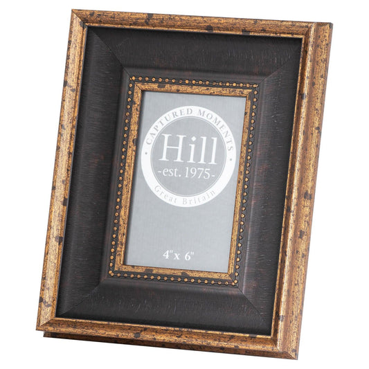 Black Antique Gold Beaded 4X6 Photo Frame - £25.95 - Gifts & Accessories > Photo Frames 