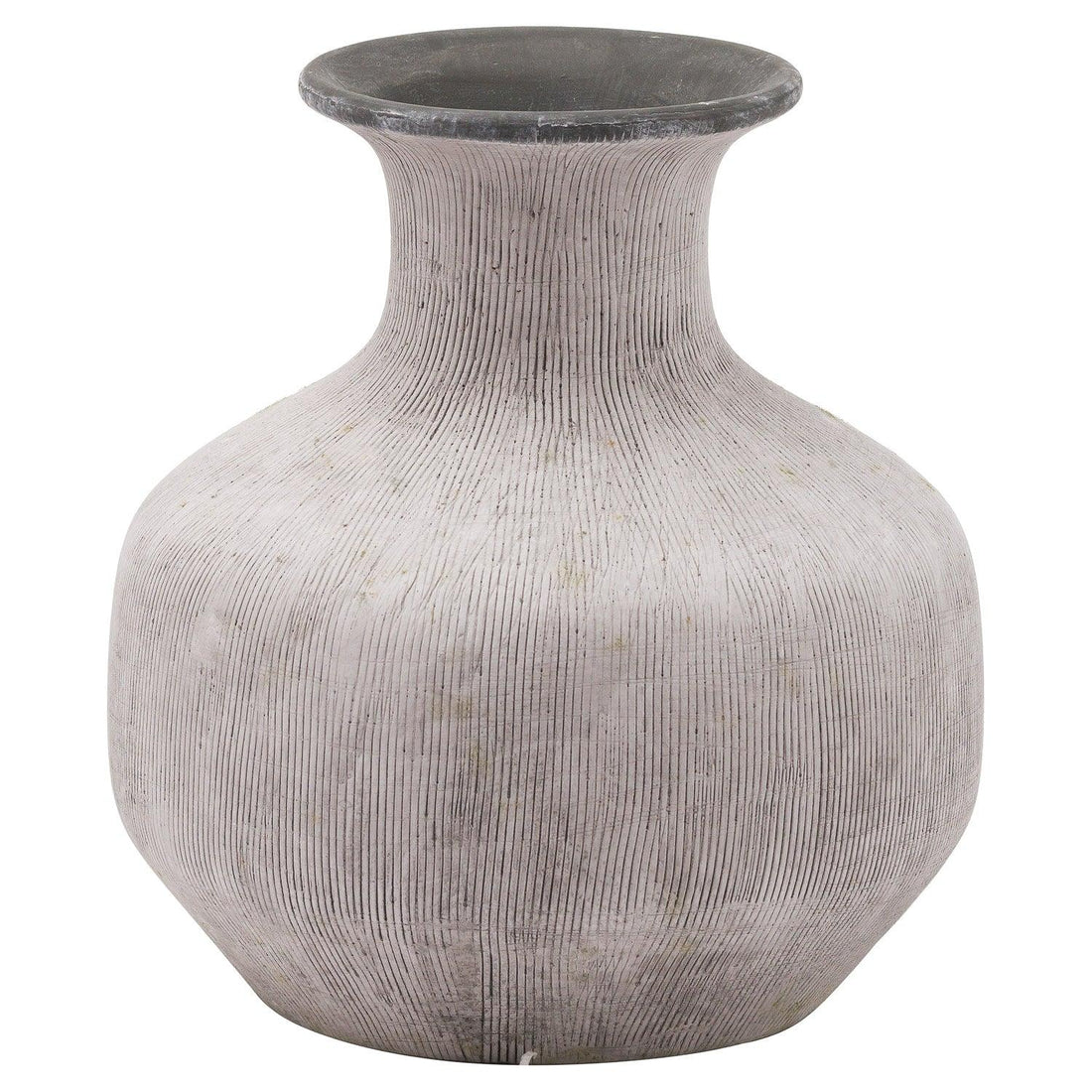Bloomville Squat Stone Vase - £69.95 - Gifts & Accessories > Vases > Black Friday Vases and Planters 