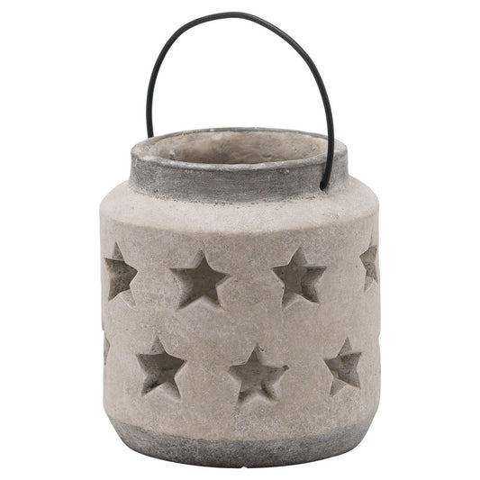 Bloomville Stone Star Lantern - £44.95 - Gifts & Accessories > Candle Holders > Christmas Candles & Candle Accessories 