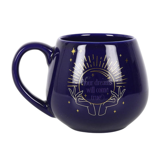 Blue Fortune Teller Colour Changing Mug-Mugs Cups