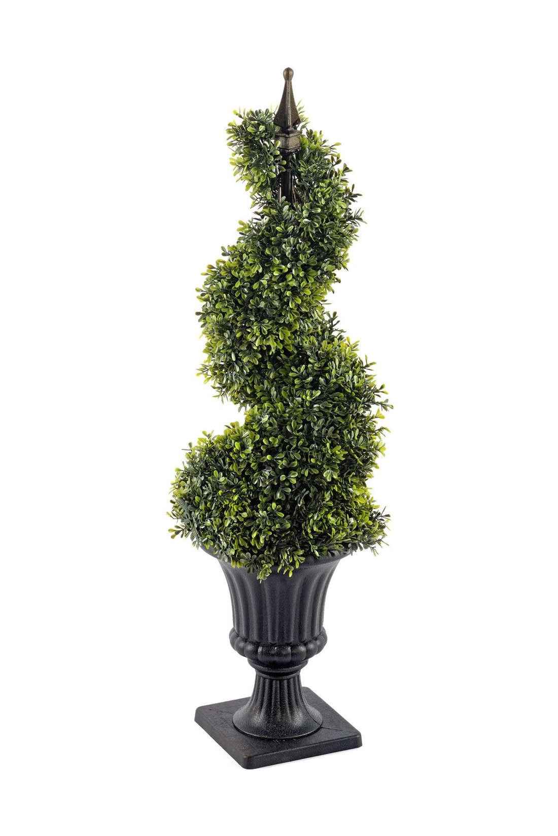 Boxwood Spiral Topiary with Pot 90cm - £207.99 - Artificial Plants 