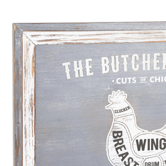 Butchers Cuts Chicken Wall Plaque-Wall Plaques > Wall Plaques > Quotations