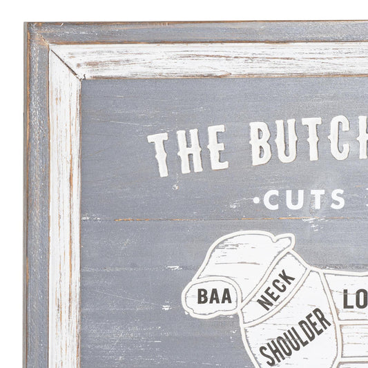 Butchers Cuts Lamb Wall Plaque-Wall Plaques > Wall Plaques > Quotations