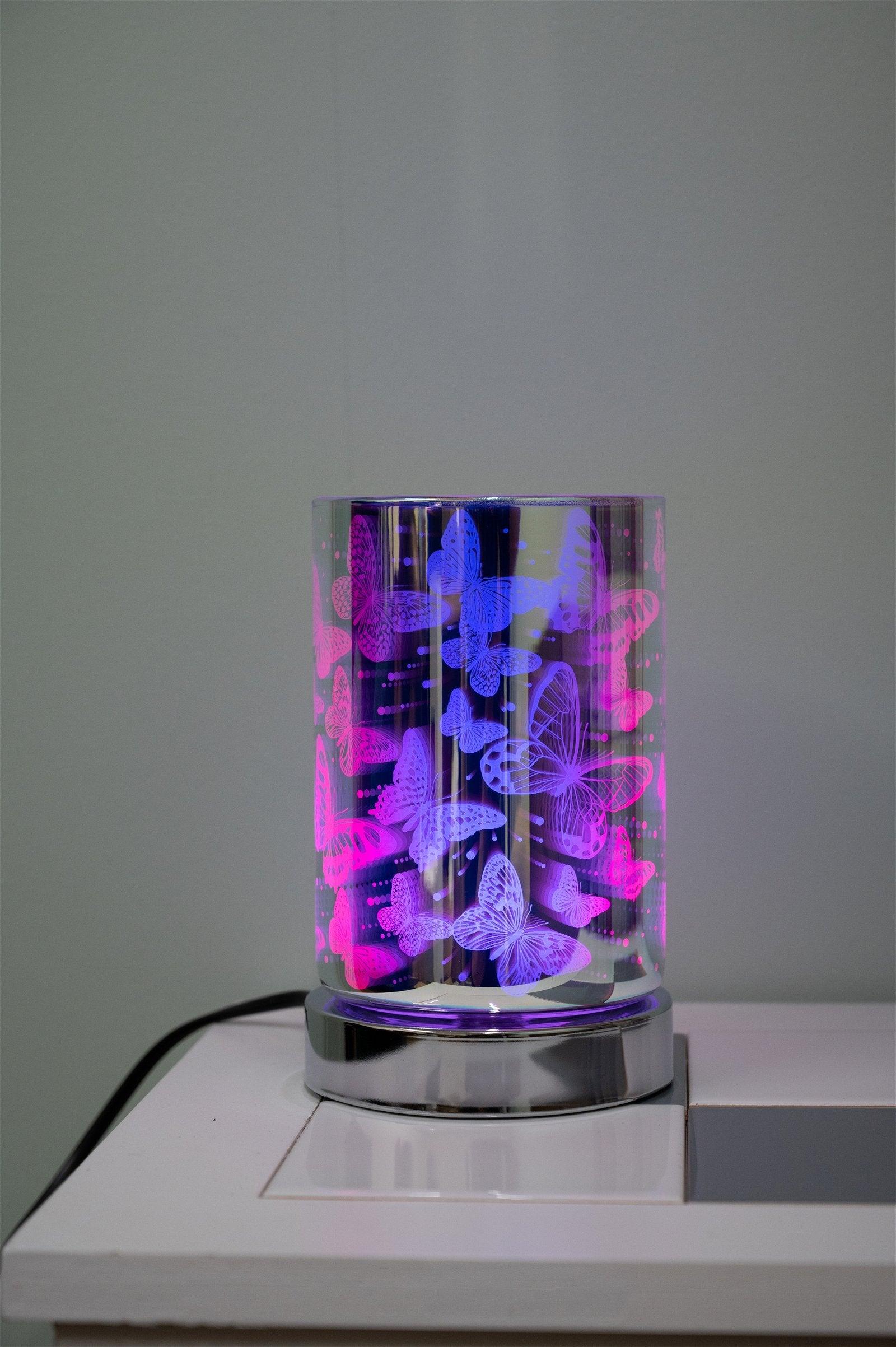 Butterfly LED Oil Burner - £49.99 - Lamps With Aroma Diffusers 