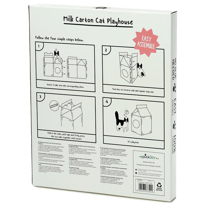 Cardboard Cat Den Playhouse - Milk Carton - £19.49 - 