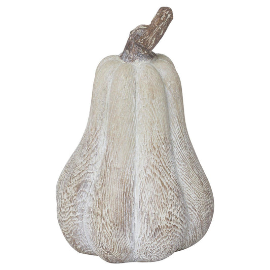 Carved Wood Effect Pumpkin - £34.95 - Gifts & Accessories > Christmas Decorations > Pumpkins 