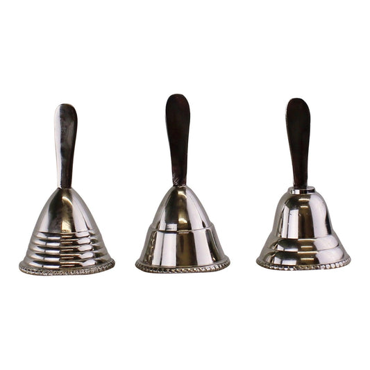 Case of 12 Silver Metal Hand Bells - £59.99 - Ornaments 