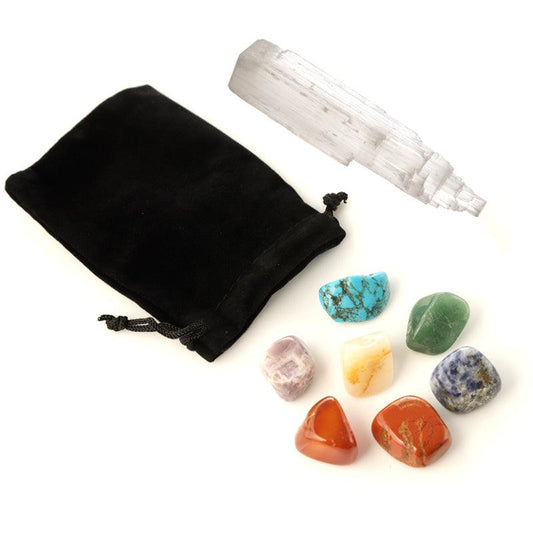 Chakra Stones Kit with Crystal - £15.49 - 