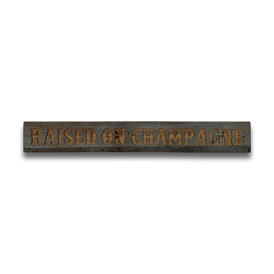 Champagne Grey Wash Wooden Message Plaque - £59.95 - Wall Plaques > Wall Plaques > Quotations 
