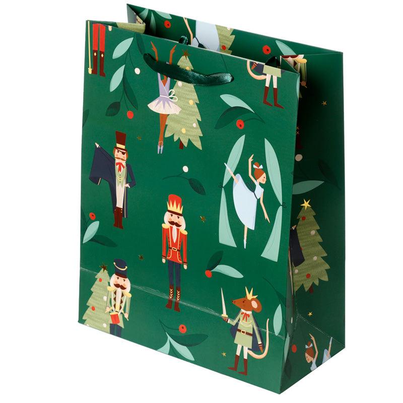 Christmas Nutcracker Sugar Plum Fairy Large Gift Bag-