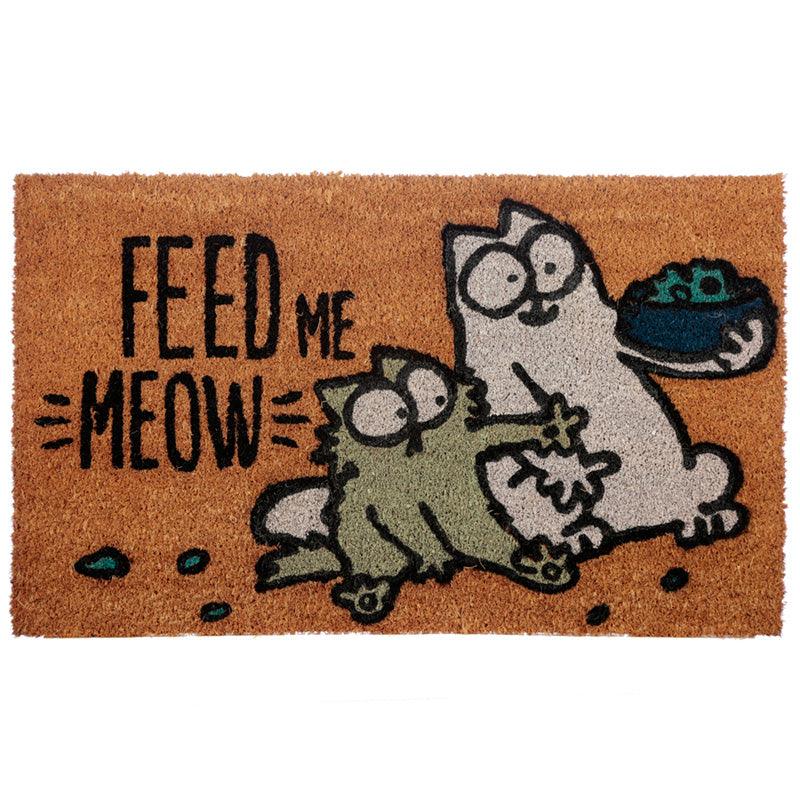 Coir Door Mat - Simon's Cat Feed Me Meow - £16.49 - 