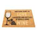 Coir Doormat with Wine Glass & Love-Doormats