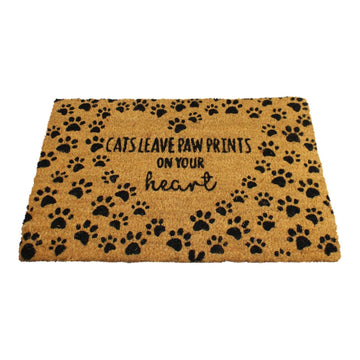 Coir Pet Design Doormat, Cats - £21.99 - Doormats 