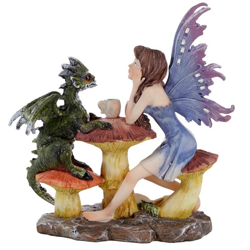 Collectable Woodland Spirit Dragon Tea Party Fairy-