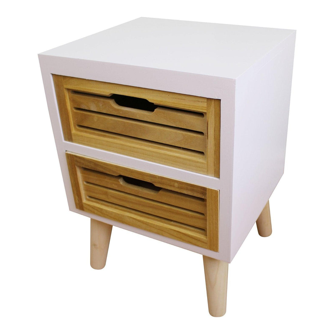 Compact 2 Drawer Unit with Removable Legs - £61.99 - Storage Units 