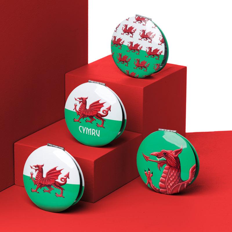 Compact Mirror - Wales Welsh Cymru - £7.99 - 