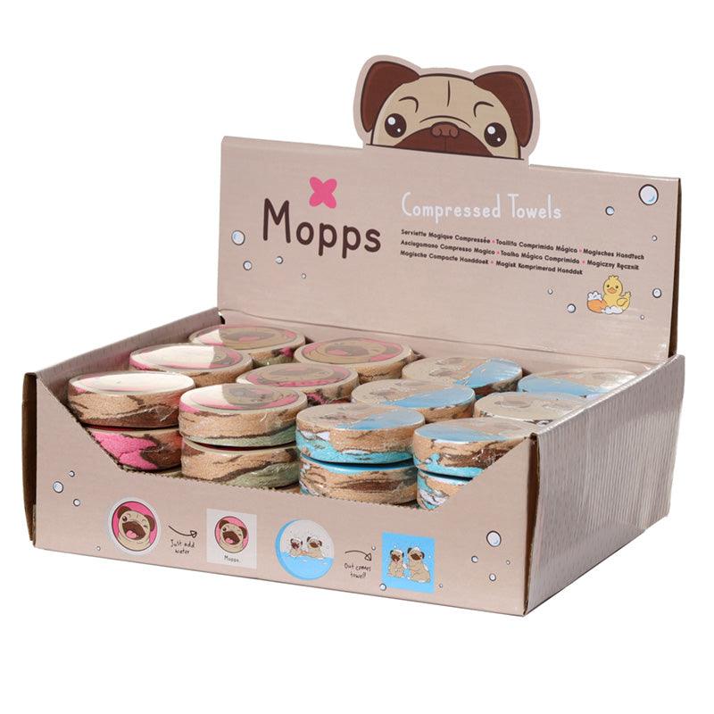 Compressed Travel Towel - Mopps Pug - £6.0 - 