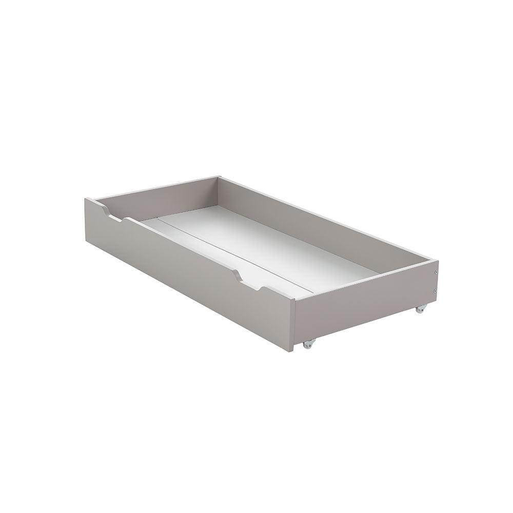 Cot Bed Under Drawer 120 x 60 cm Warm Grey Under Drawer 