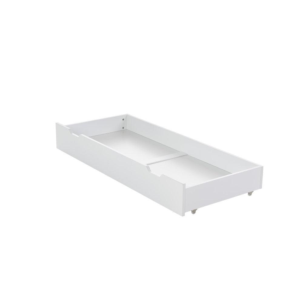 Cot Bed Under Drawer 140 x 70cm White Under Drawer 