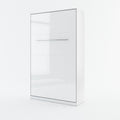 CP-02 Vertical Wall Bed Concept 120cm White Gloss Wall Bed 