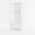 CP-03 Vertical Wall Bed Concept 90cm White Gloss Wall Bed 