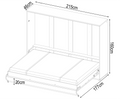 CP-04 Horizontal Wall Bed Concept 140cm-Wall Bed
